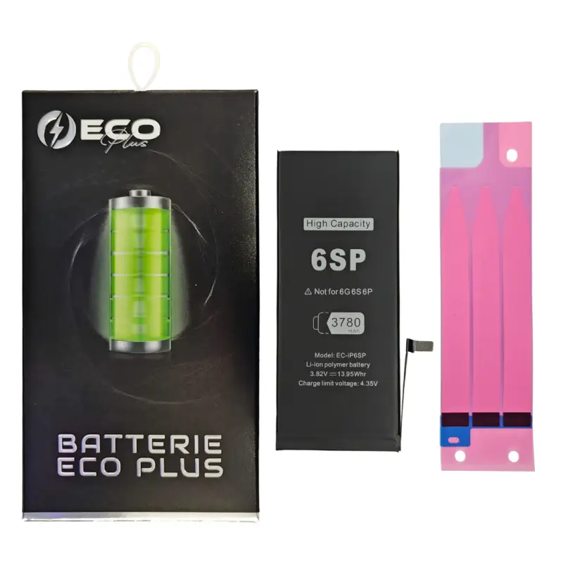 Batterie 616-00045/616-00042 3500mAh iPhone 6S Plus 130% Plus Durable (ECO Plus)