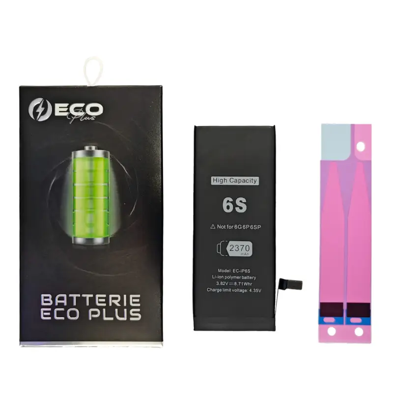 Batterie 616-00036/616-00033 2370mAh iPhone 6S 130% Plus Durable (ECO Plus)