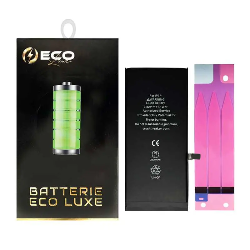 Batterie 616-00249 2900mAh iPhone 7 Plus 3.82V + Adhésifs - Puce Ti (ECO Luxe) Alternative d'origine