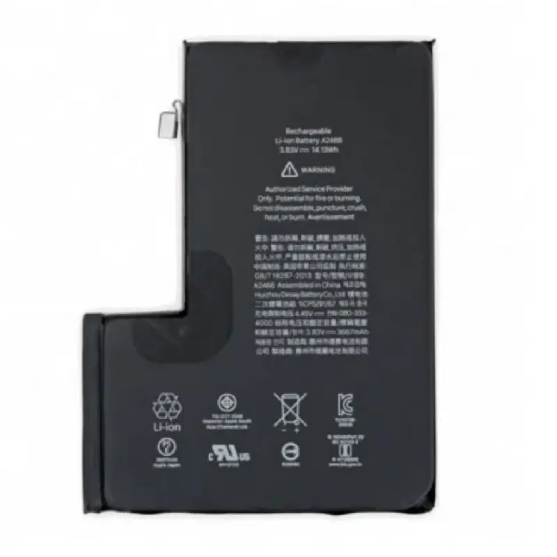 Batterie 2203B 3582mAh iPhone 16 Pro avec Adhésifs - Pure Cobalt (ECO Ti)