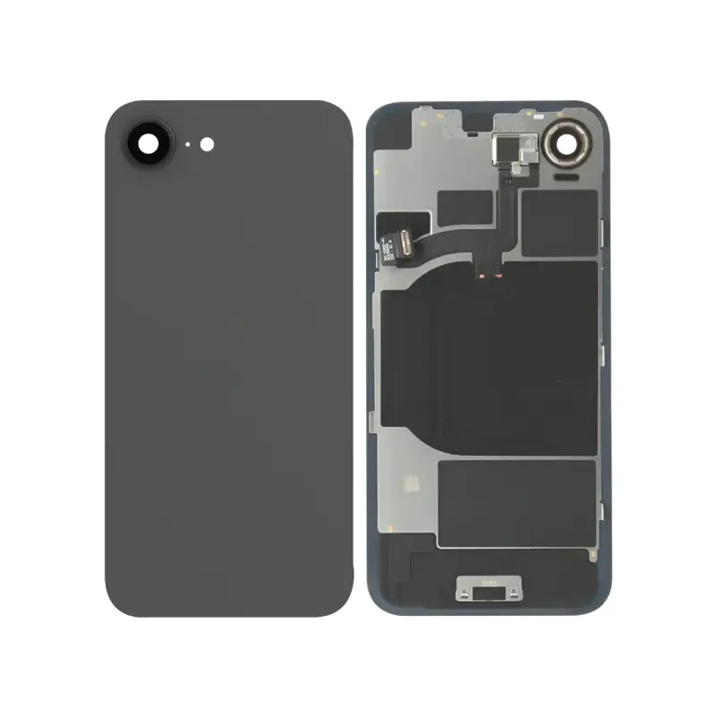 Vitre Arrière iPhone 16E Noir Avec MagSafe (Origine Demonté) - Grade A