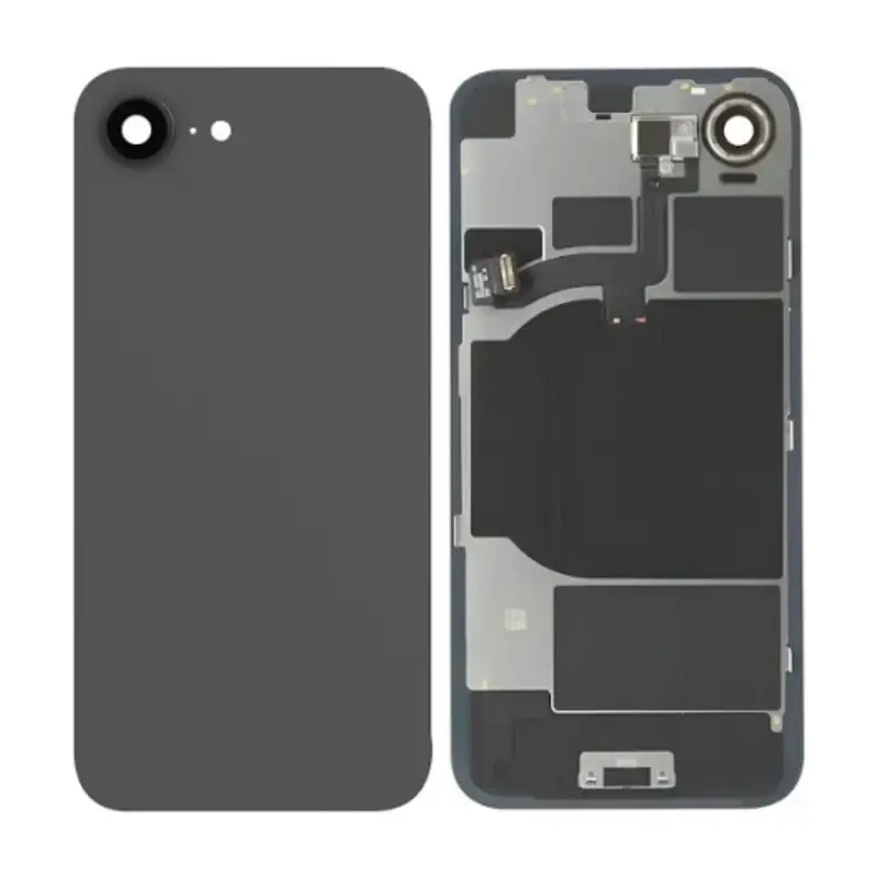 Vitre Arrière iPhone 16E Noir Avec MagSafe (Origine Demonté) - Grade AB